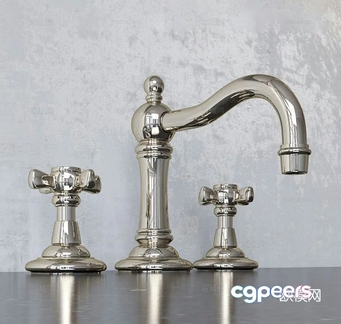 American faucet European faucet Simple European faucet Classical faucet Bathroom faucet 3D model