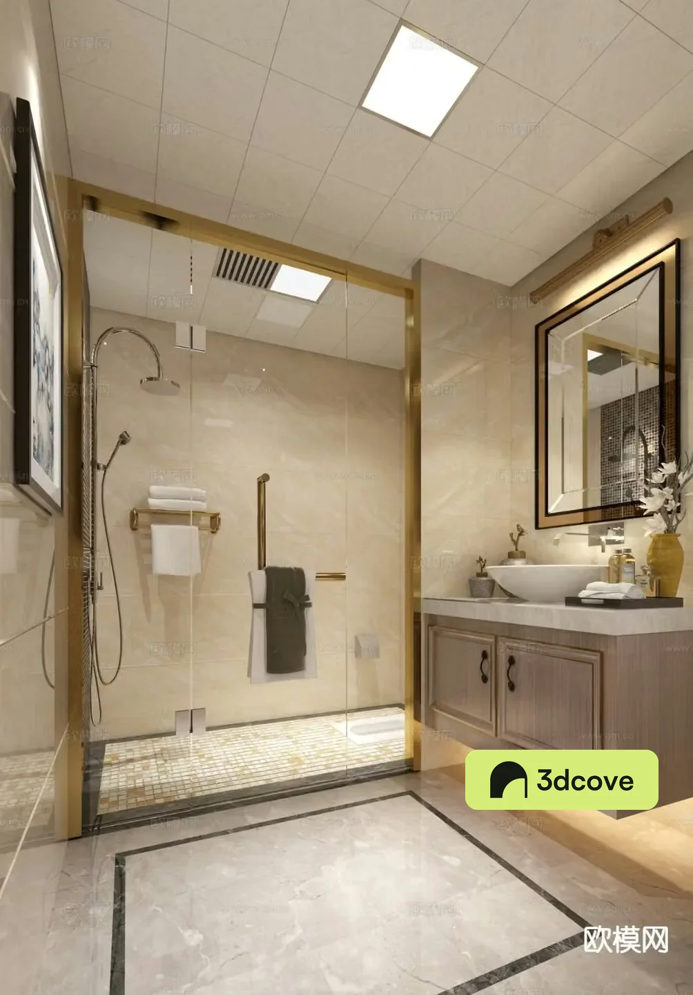 New Chinese style bathroom
