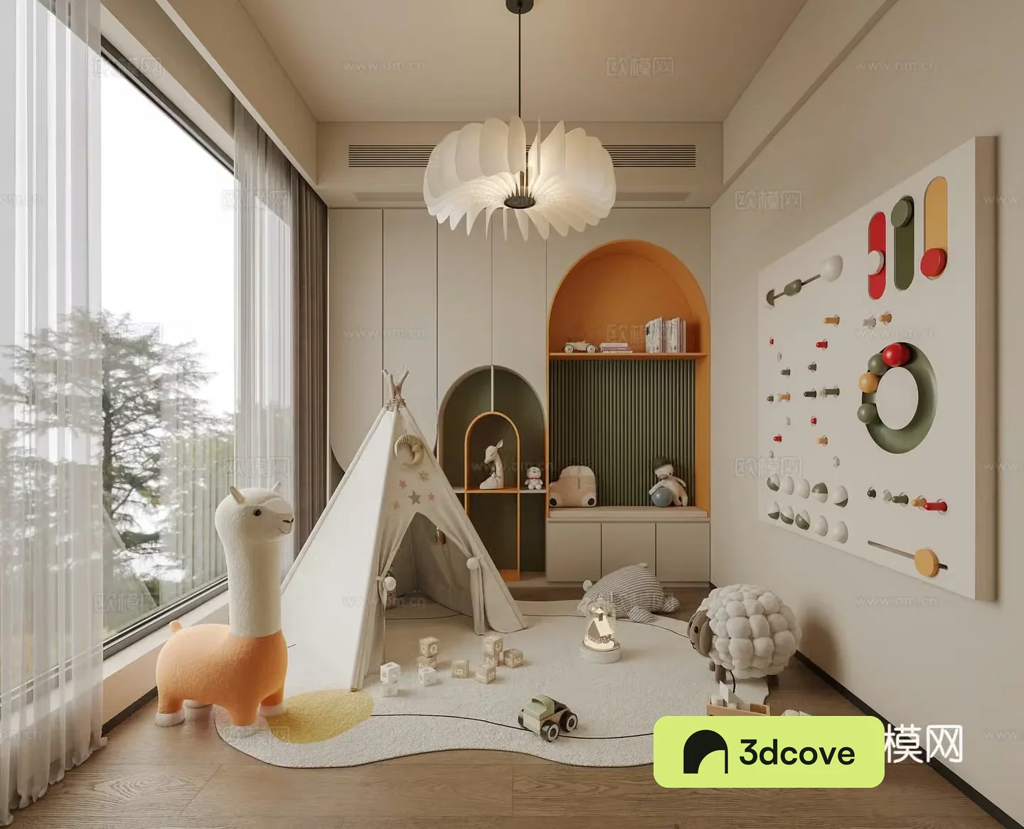 French children’s entertainment area