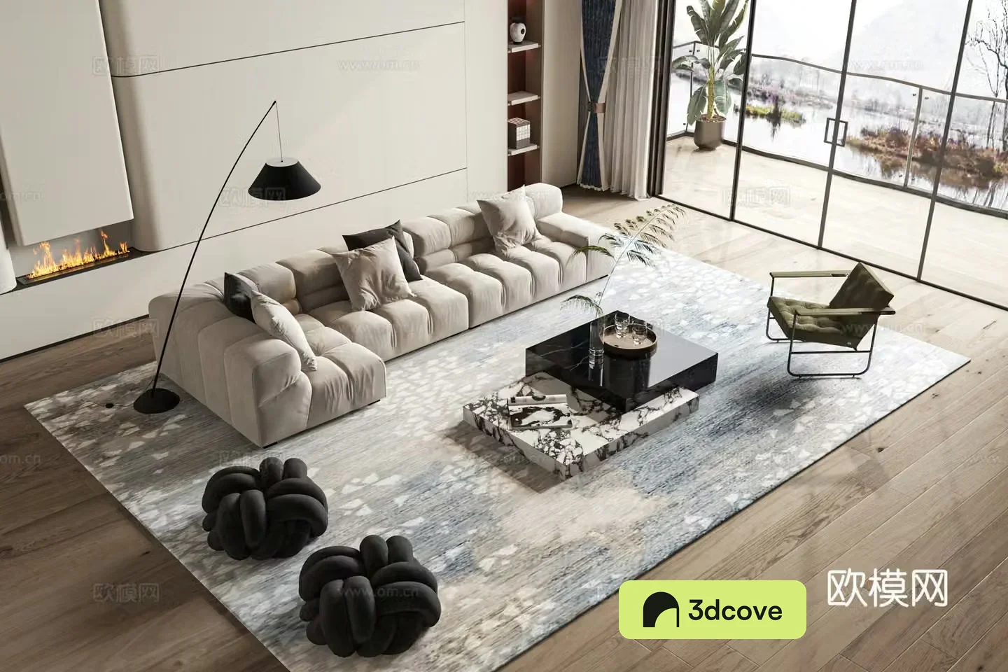 Modern style decorative painting