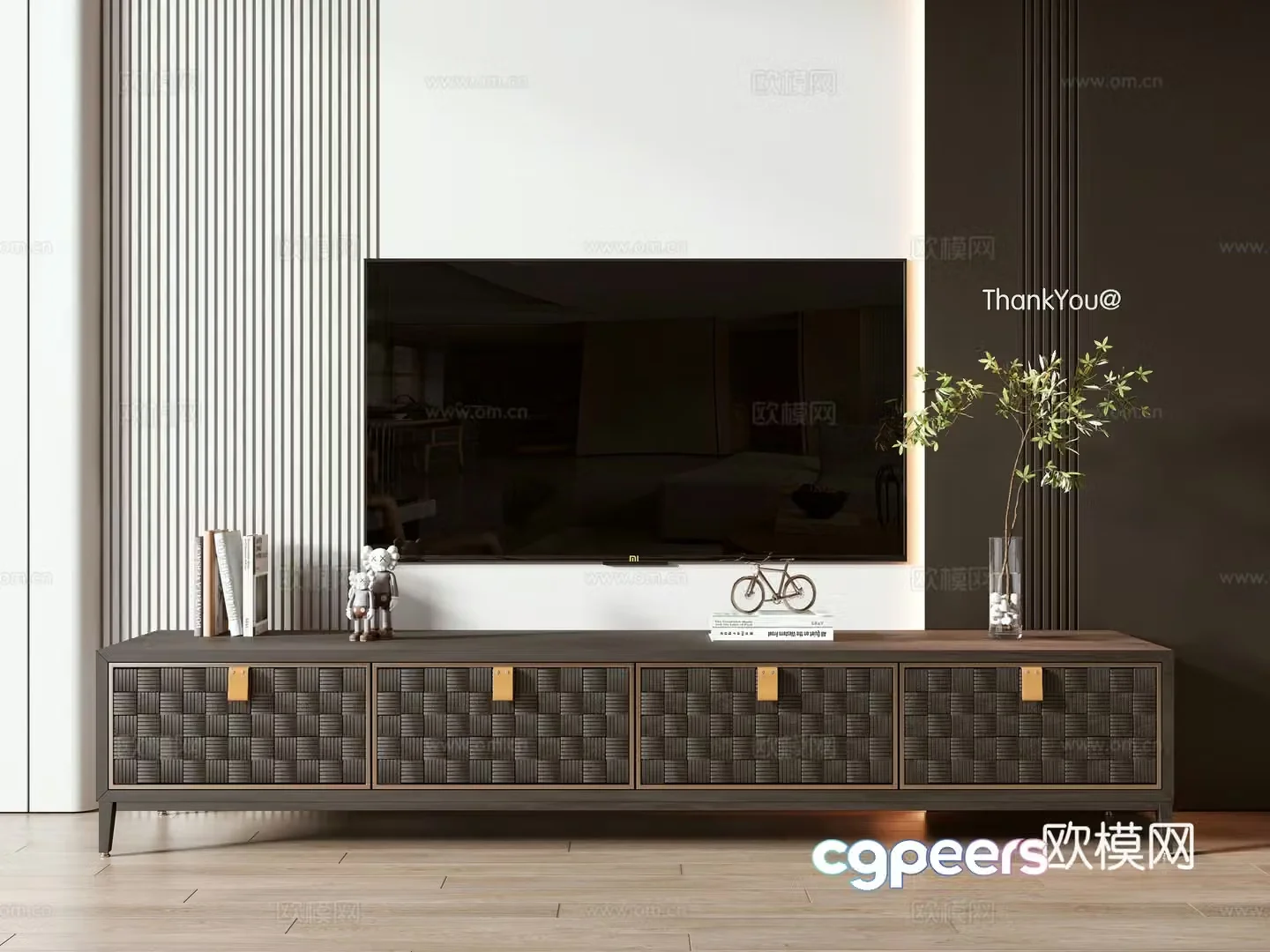 Modern TV cabinet 3d model
