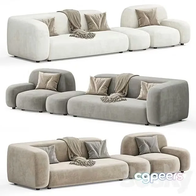 3ds Max Free – Ribble 11 Sofa by Divan en