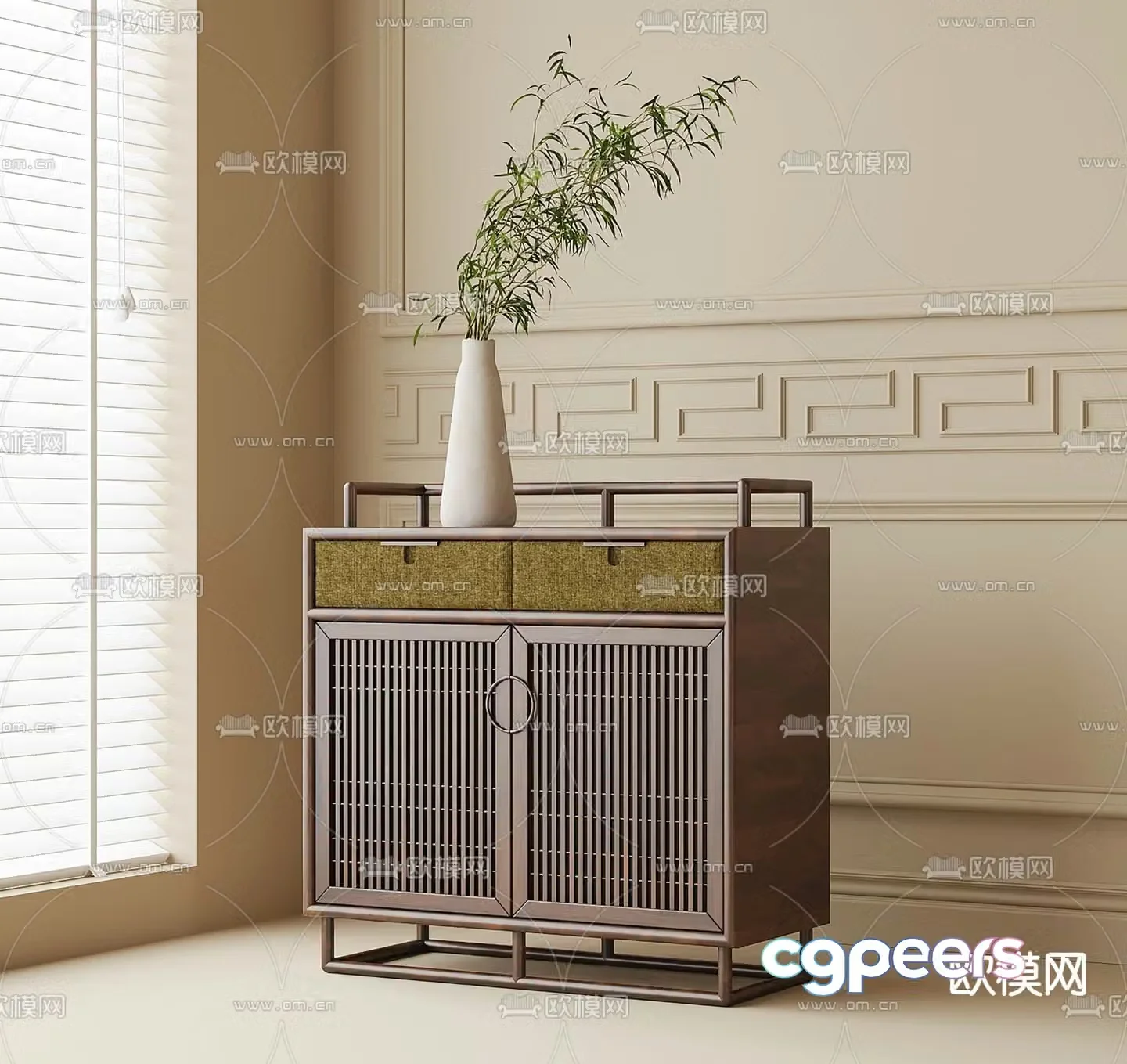 New Chinese sideboard 3d model