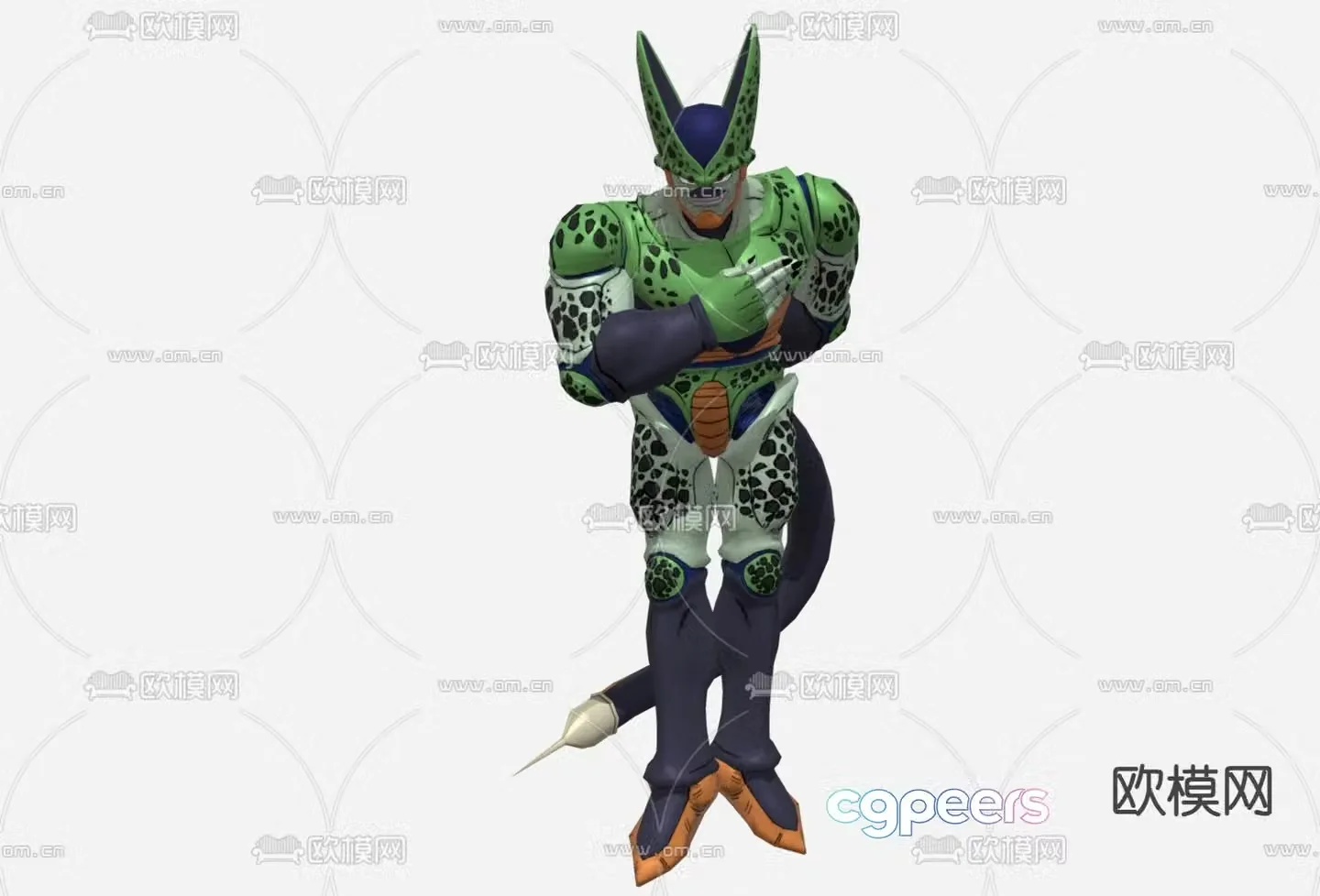 Dragon Ball Figure Cell Toy Cell Figure 3D Model