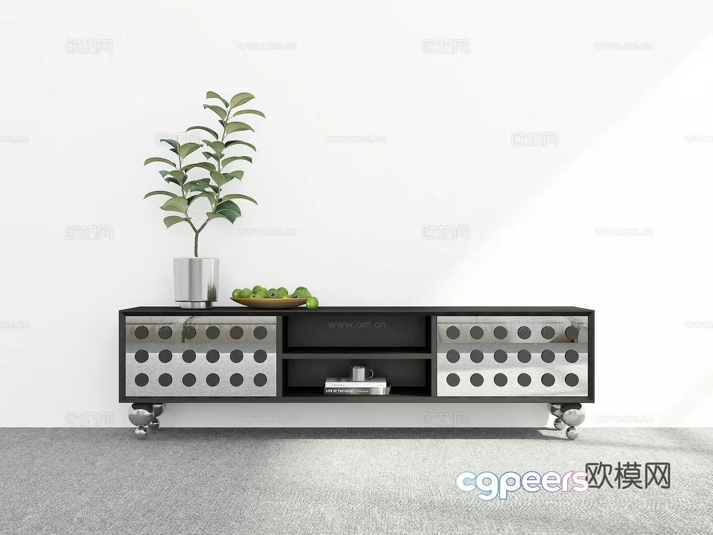 Modern TV cabinet 3d model