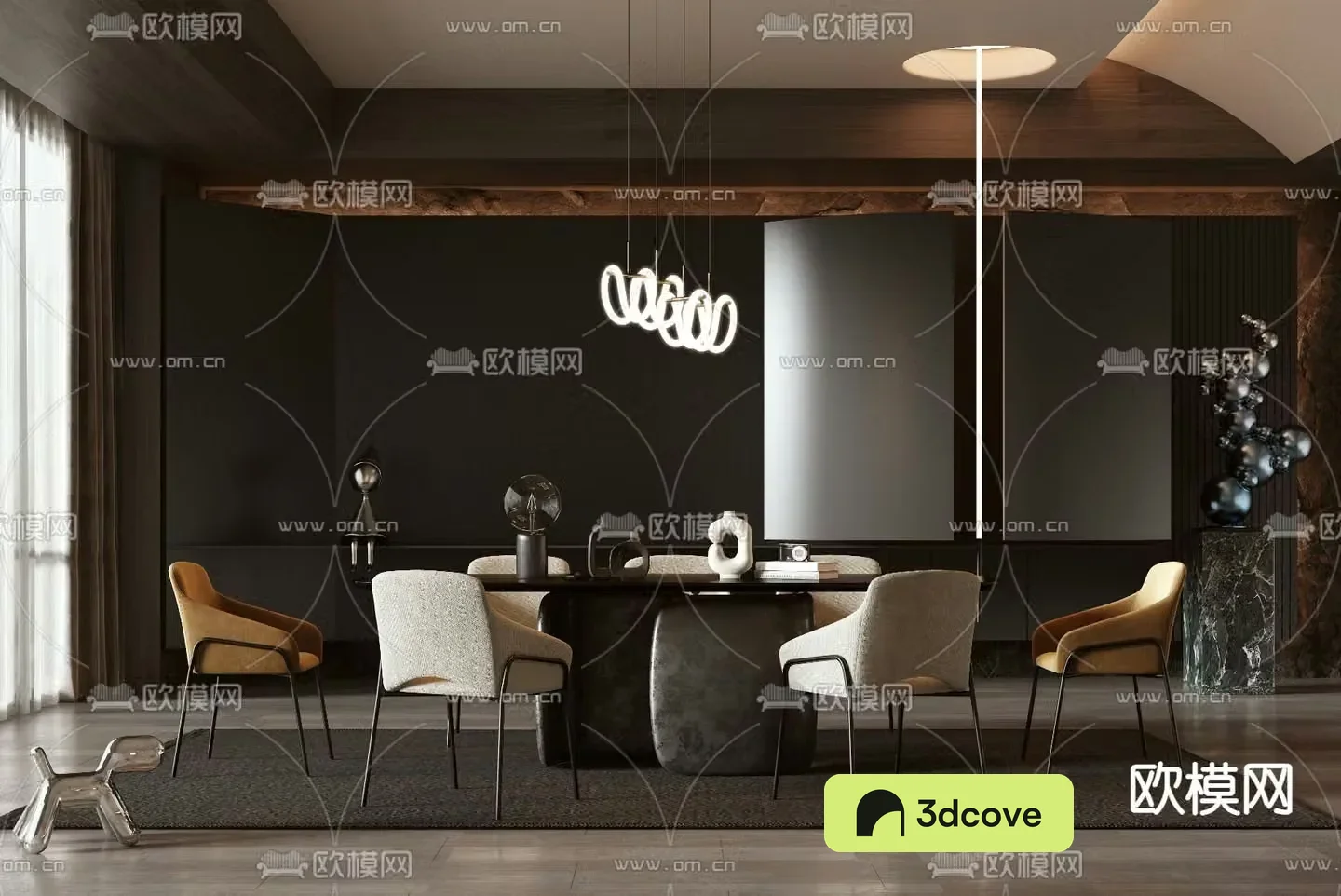 Bonaldo premium gray restaurant