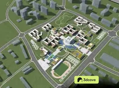 A 3D Map Of A City
