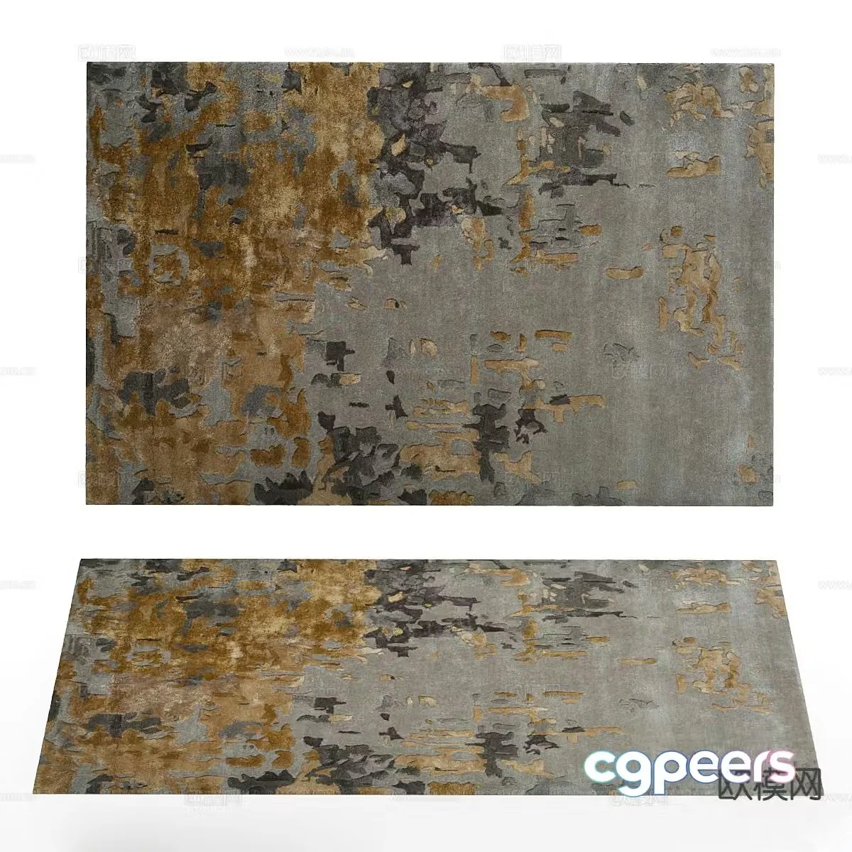 Modern carpet 3d model