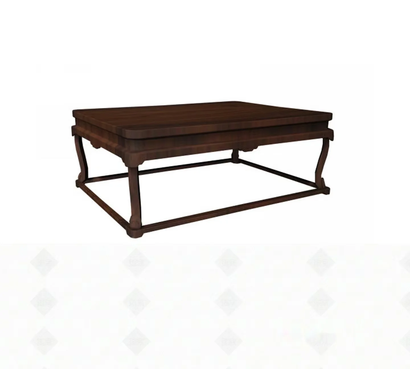 A Wooden Coffee Table 3D Model – 20742 – VRAY Render
