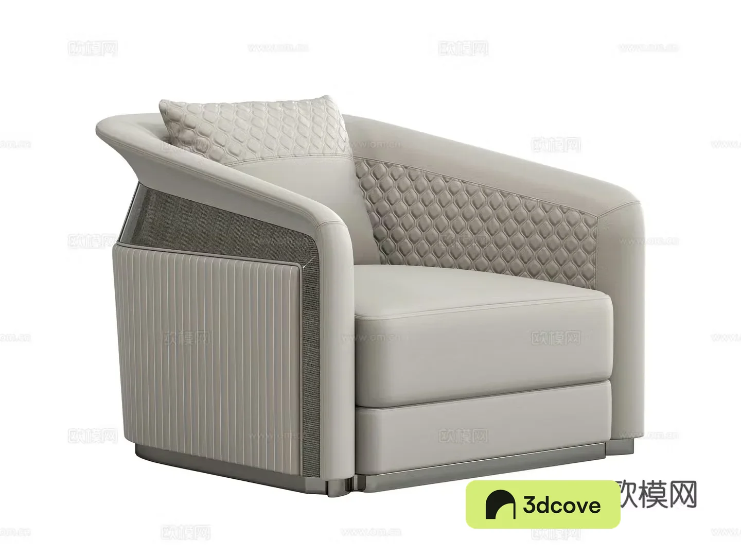 Light luxury single sofa