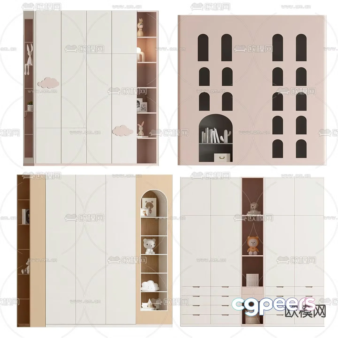 Children’s wardrobe 3d model