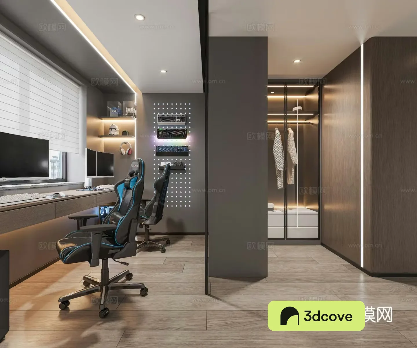 Modern eSports room