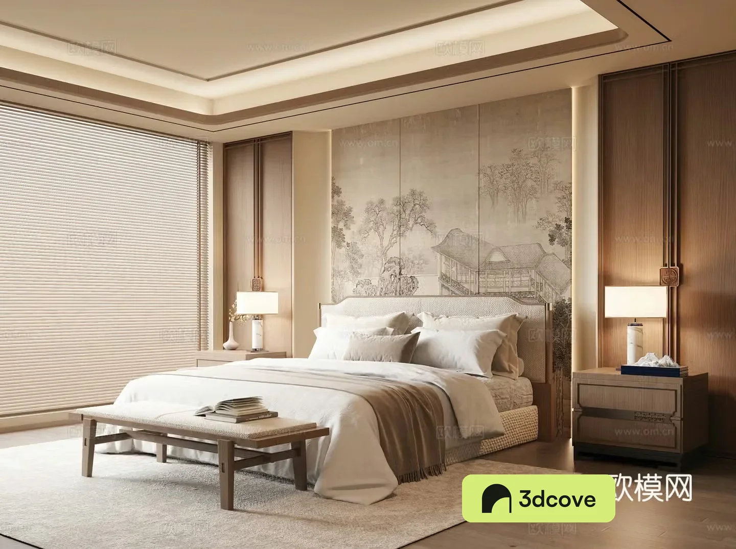 New Chinese bedroom