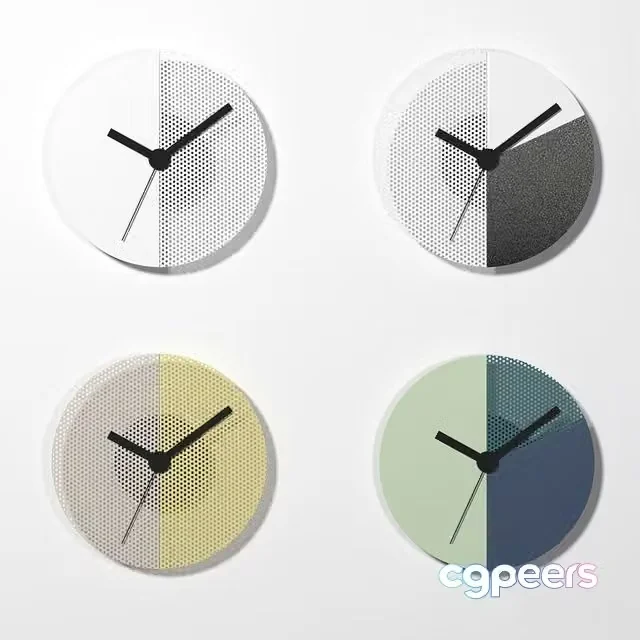 3ds Max Free – Tolix wall clock
