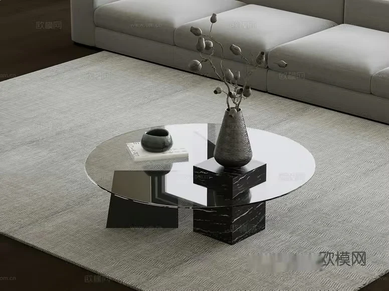 Modern Living Room 3D Model – 16220 – VRAY Render