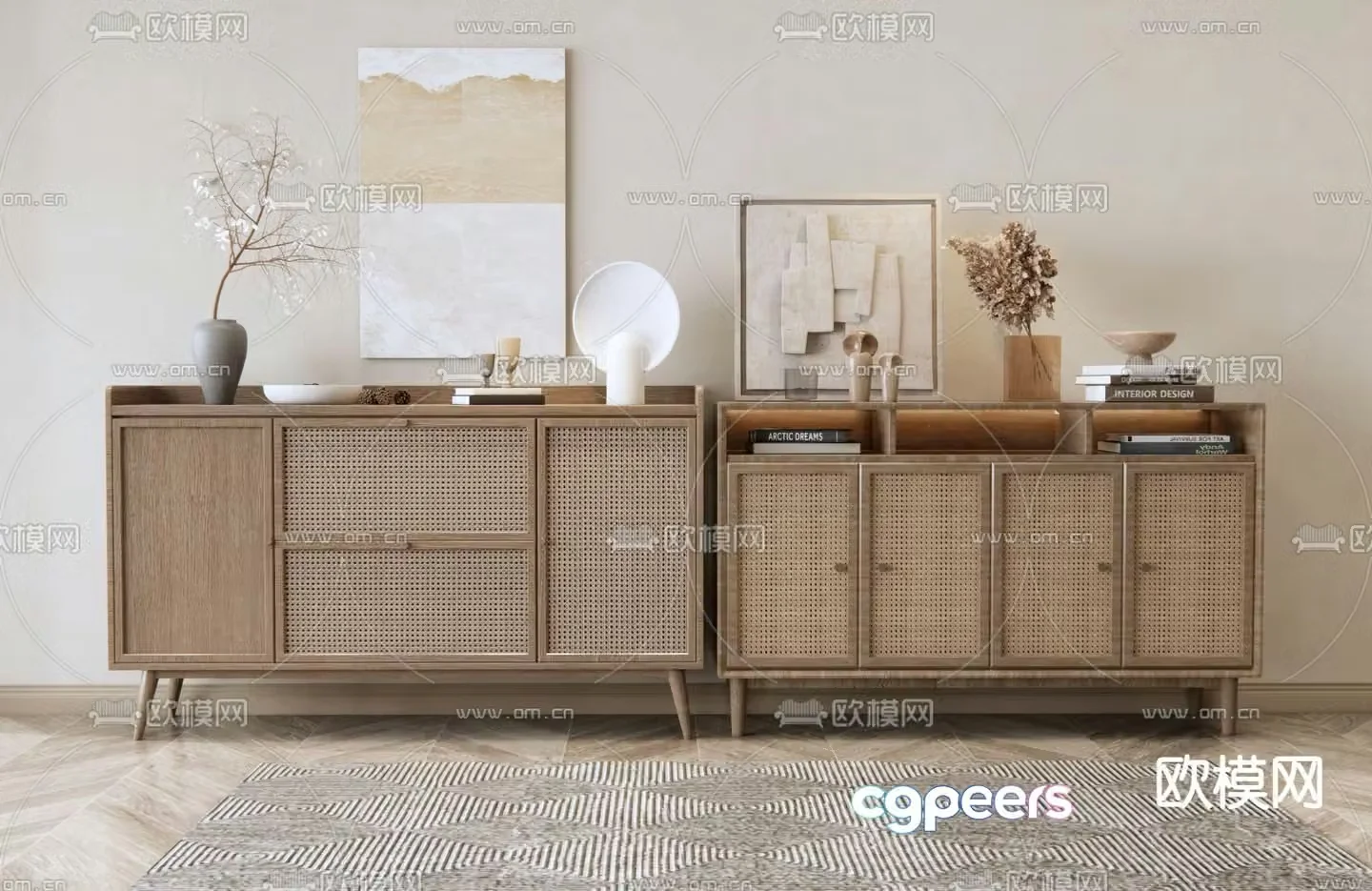 Wasabi sideboard 3D model