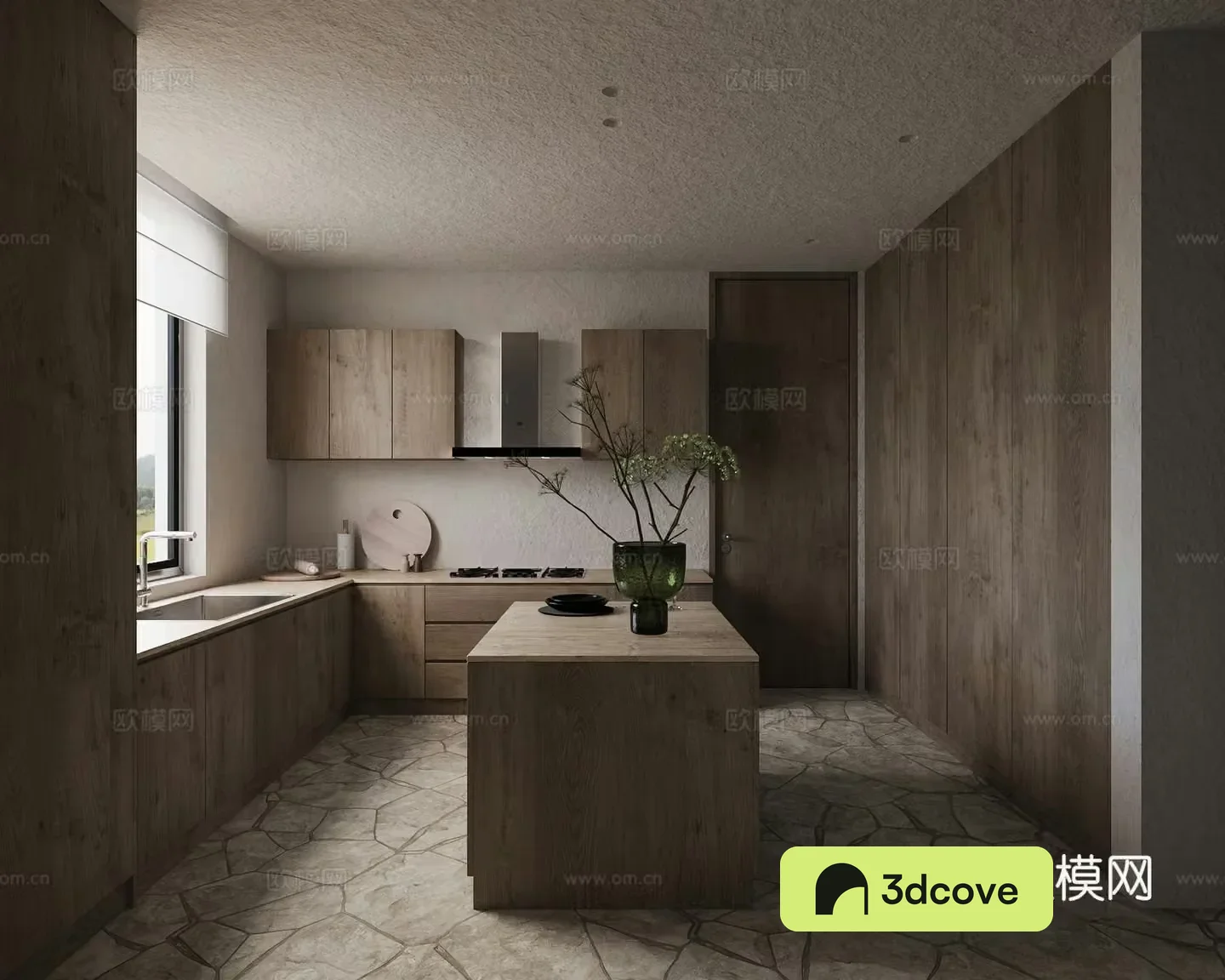 New Chinese style kitchen Song style kitchen