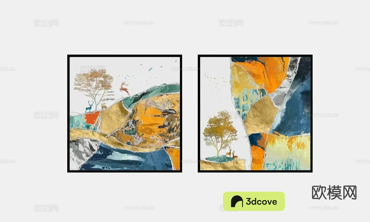Decorative painting oil painting hanging painting
