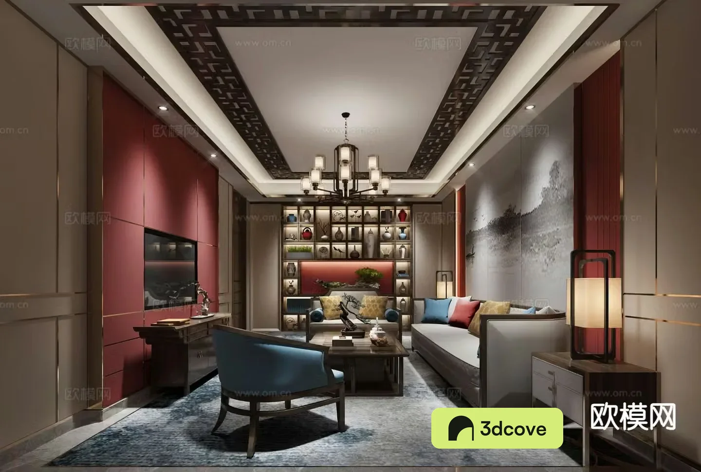 New Chinese style living room