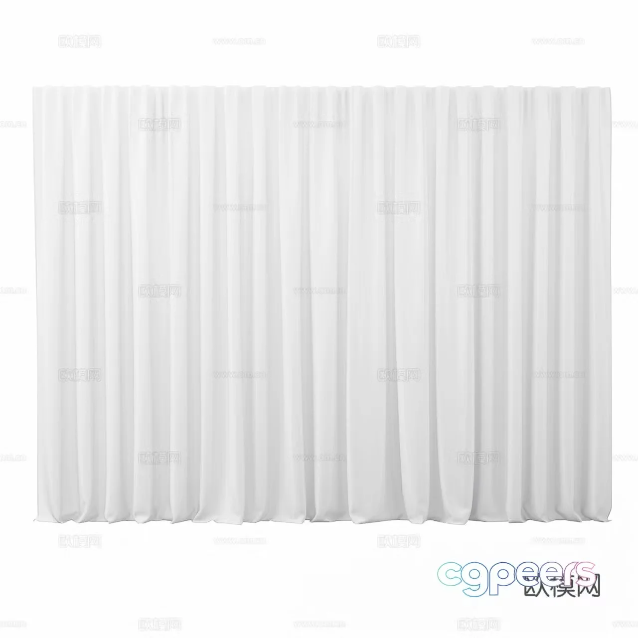 Drapilux modern curtains cloth curtains gauze curtains minimalist curtains minimalist curtains 3d model