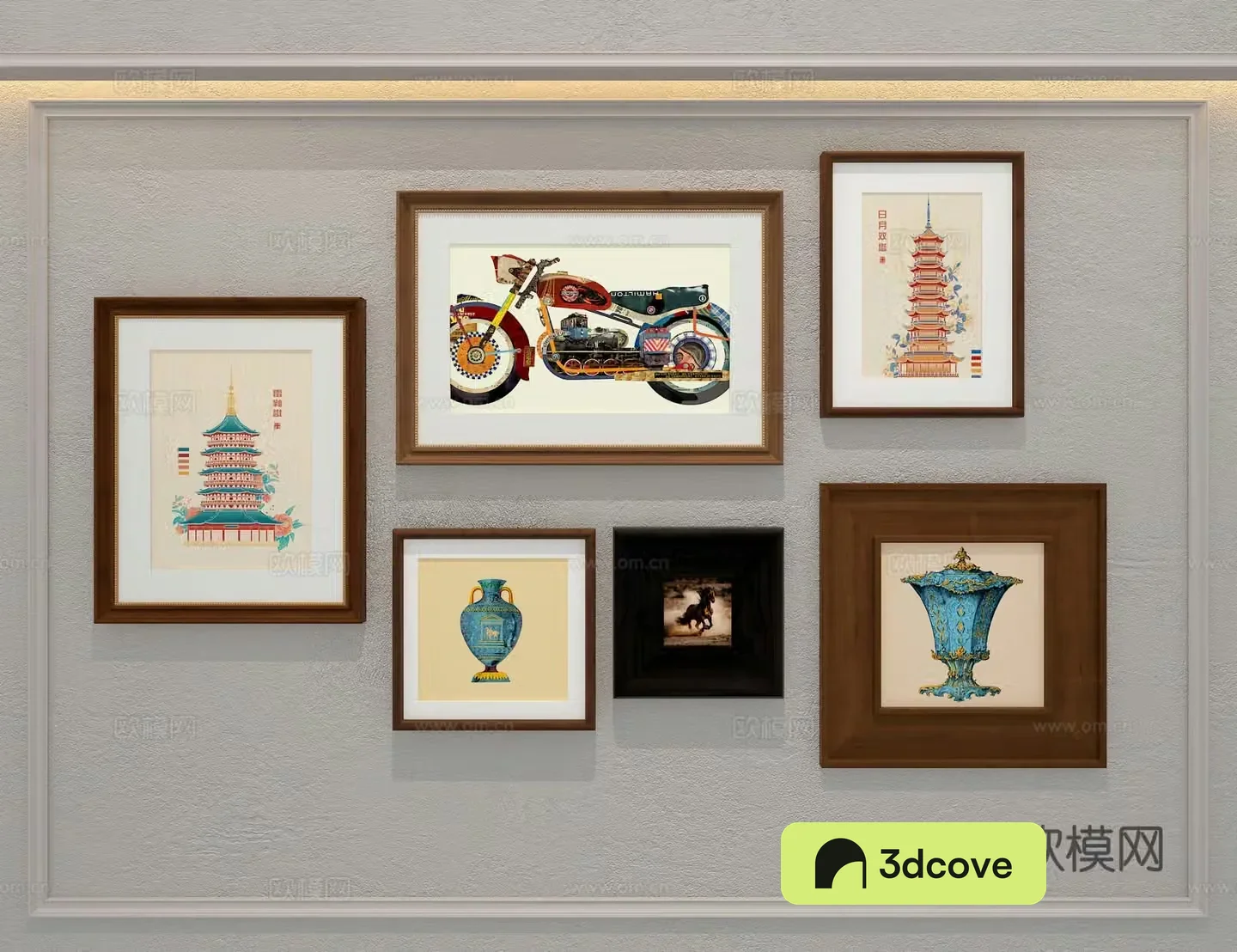 medieval style decorative painting