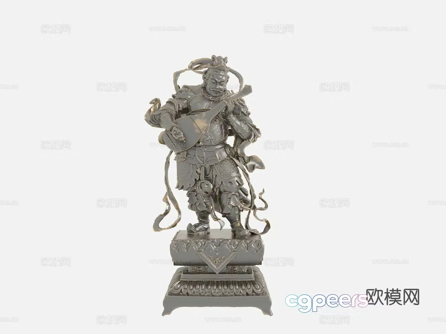 Virtual character ornaments Black myth Wukong ornaments Black myth Four Heavenly Kings Character Figure 3D Model