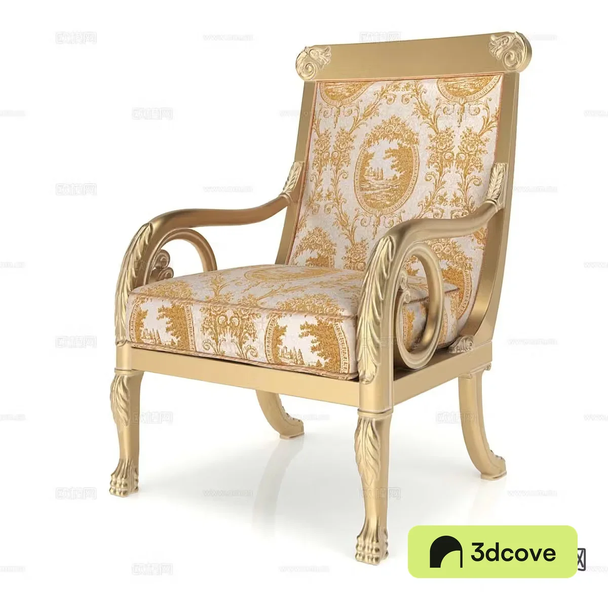 French chair lounge chair
