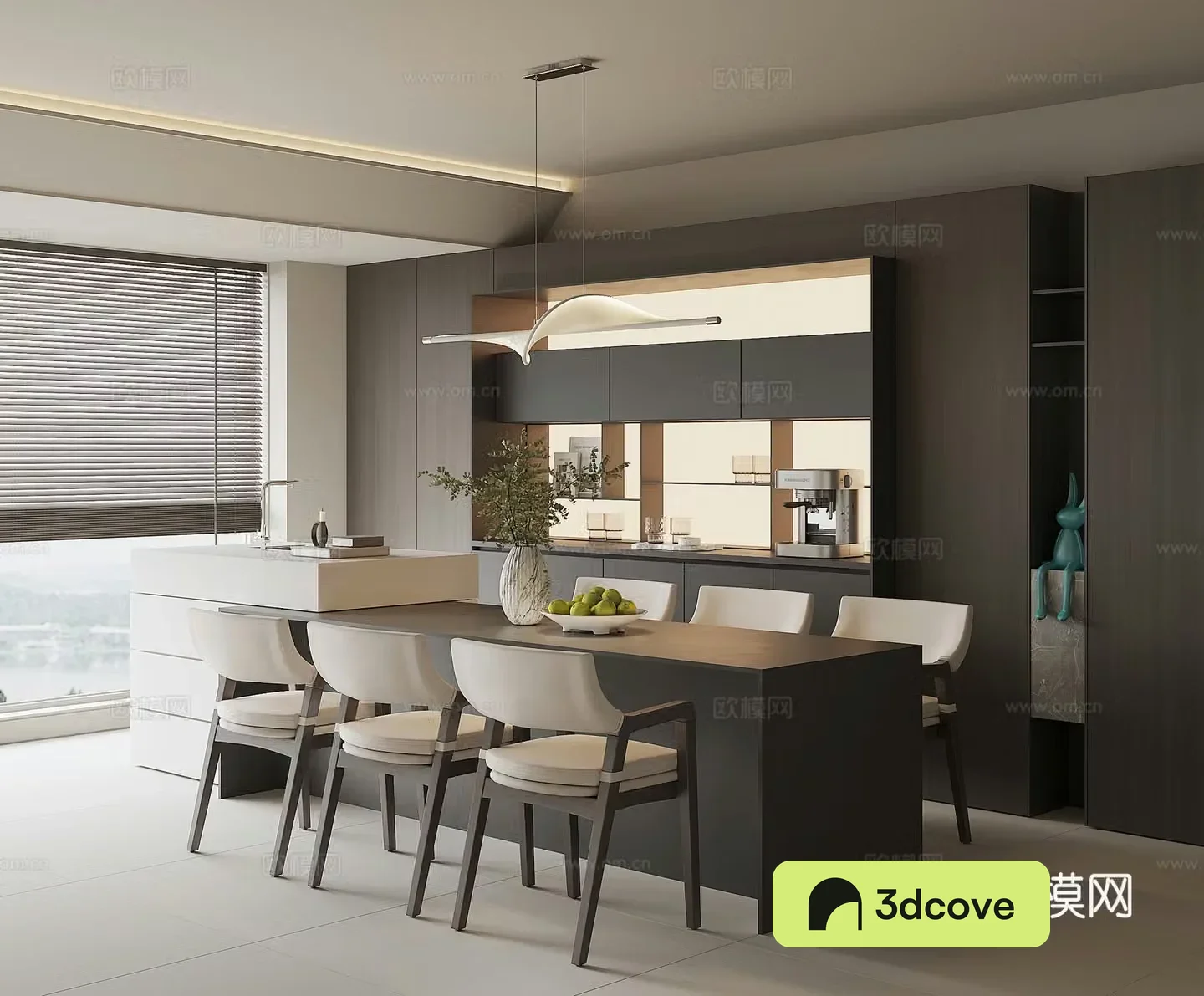Modern home restaurant