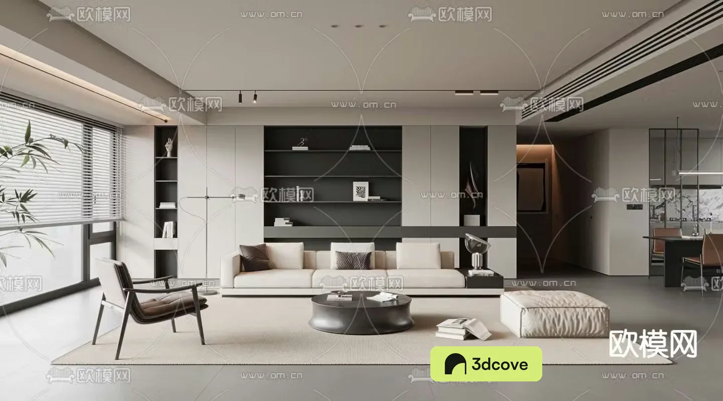 Minimalist living room