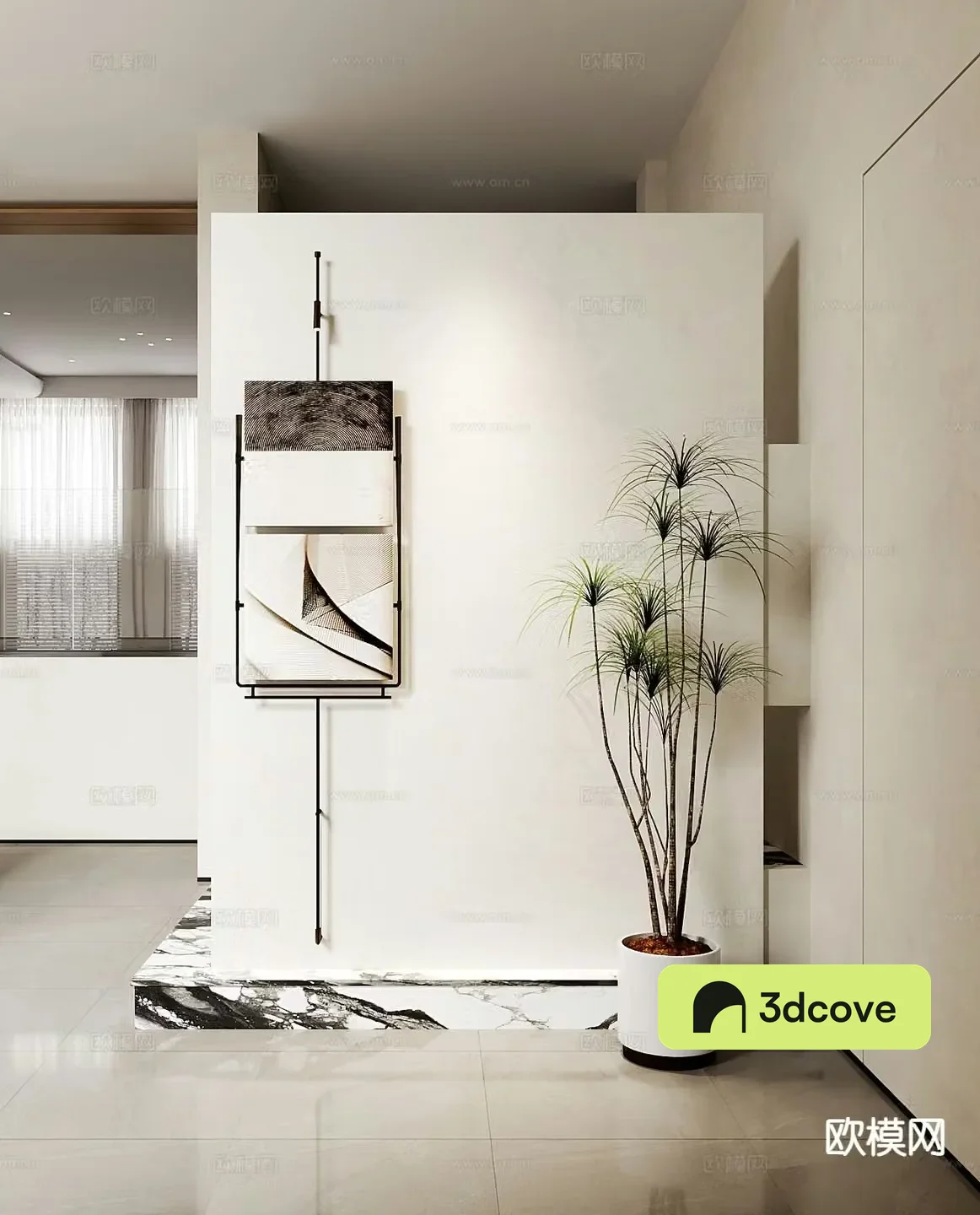 Modern entrance hall
