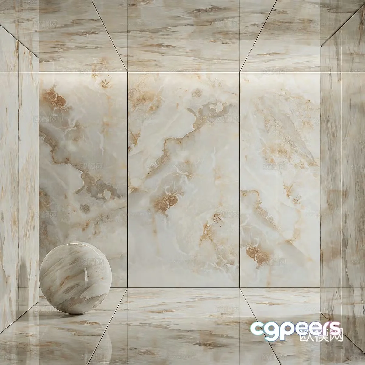 3d model of floor tiles