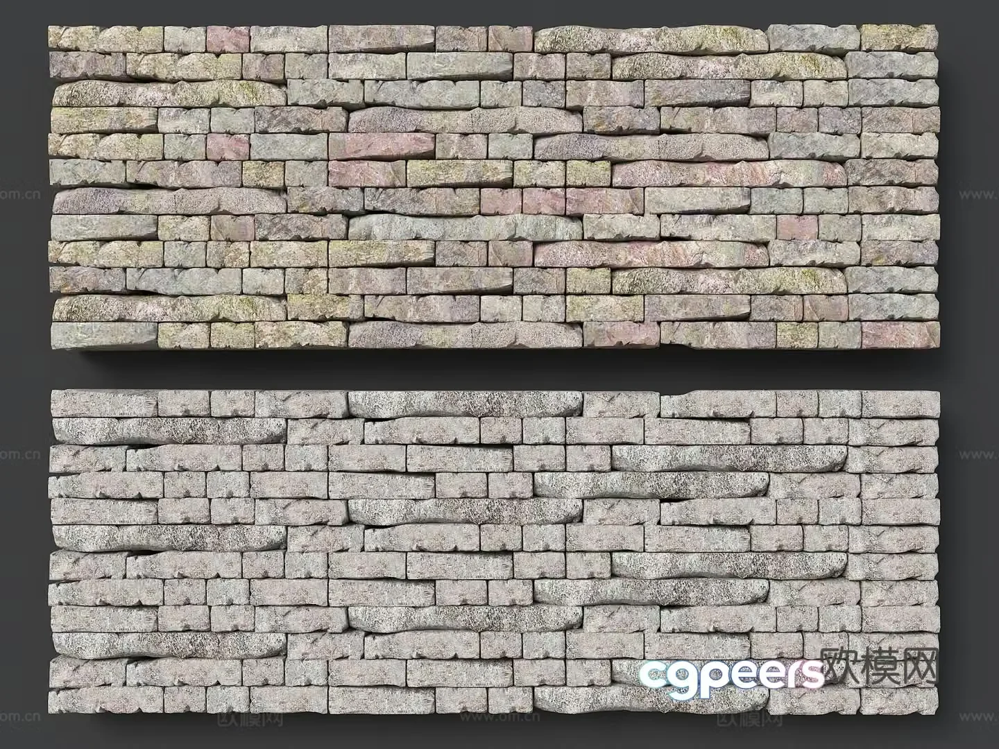 Rock retaining wall Cultural stone Mist retaining wall Mist stone landscape wall Lava stone Stone wall Cultural stone 3D model