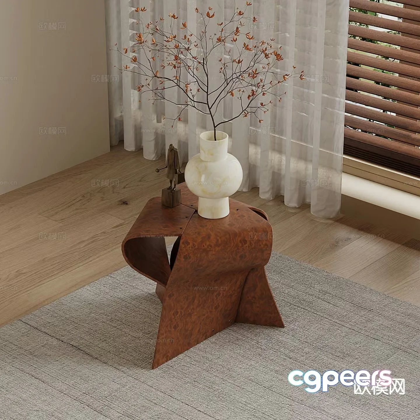 TENDO side table corner table table table 3d model