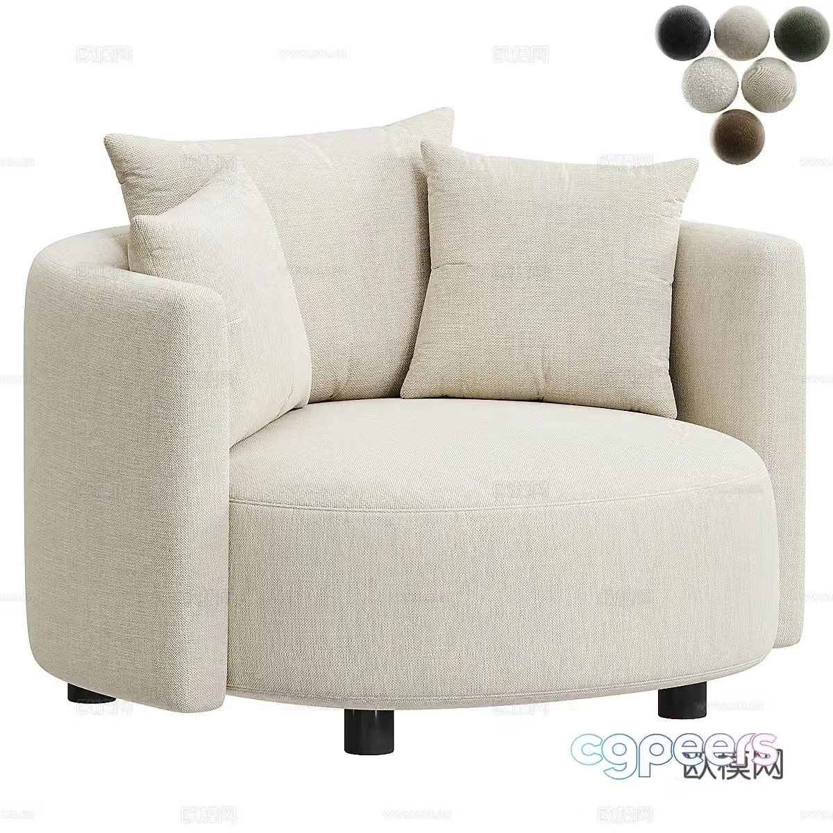 Armchair 3d model