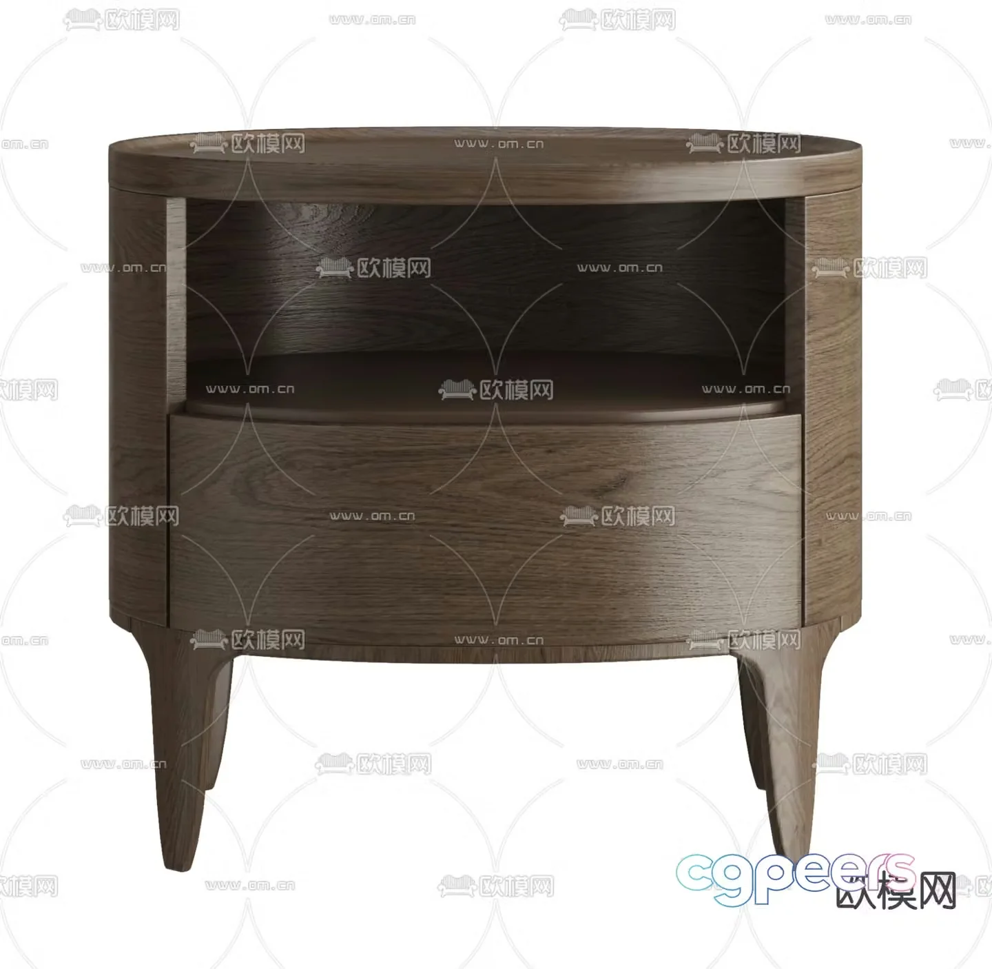 Porada wabi-sabi bedside table 3d model