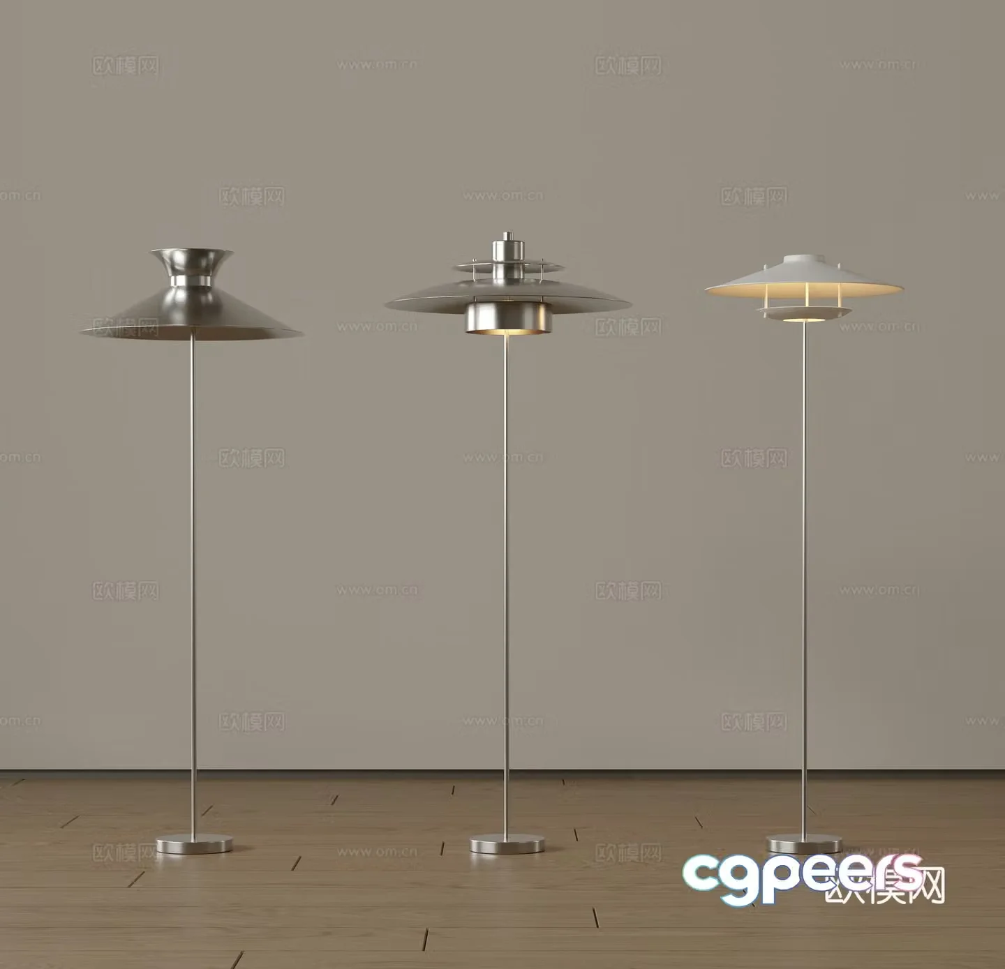 Modern medieval floor lamp Minimalist floor lamp Italian floor lamp Art floor lamp Creamy wind fall 3D model