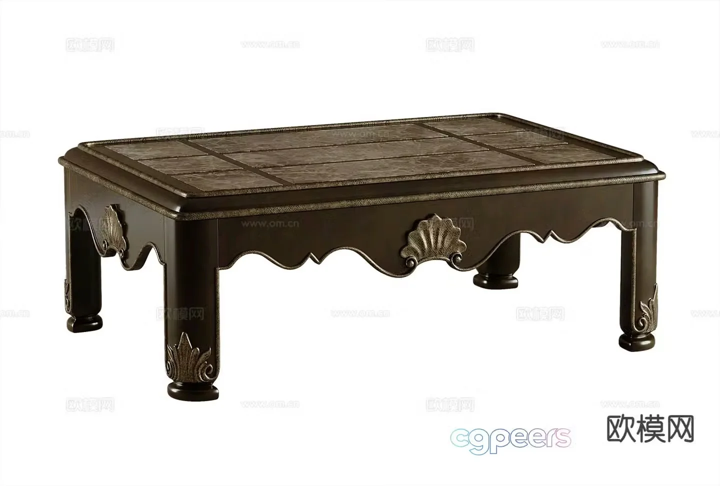 American coffee table 3d model