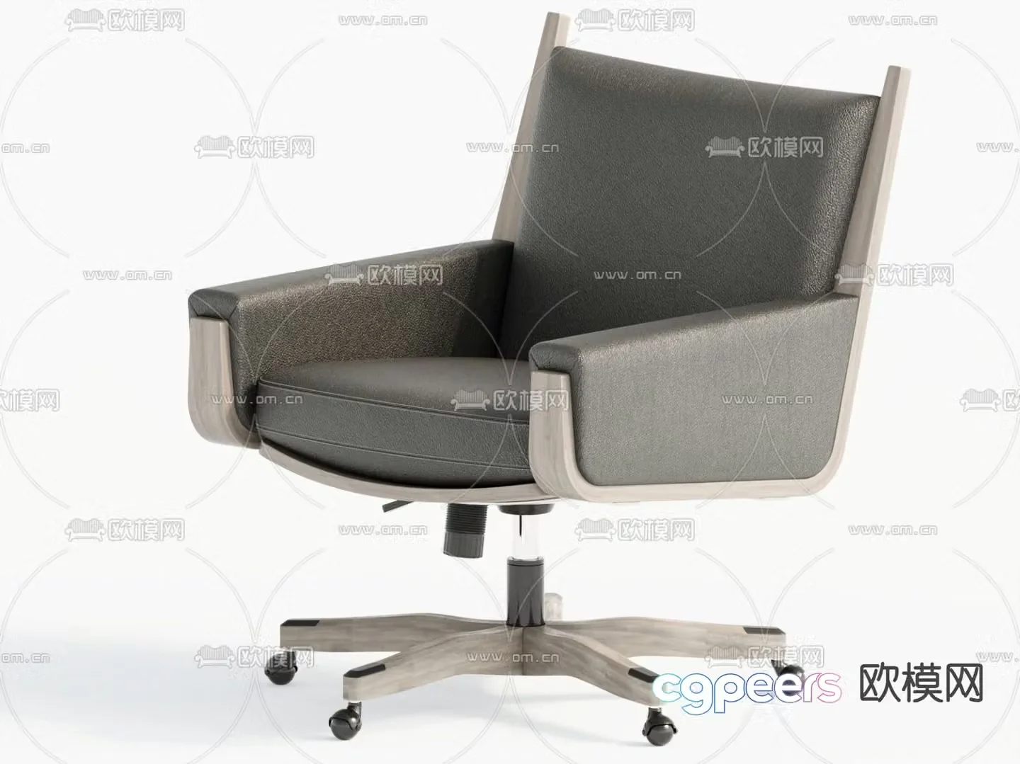 Modern office chair shift chair staff chair 3d model