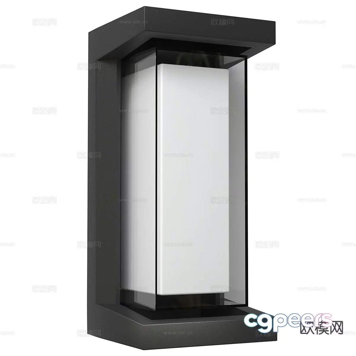 Modern minimalist wall lamp 3d model