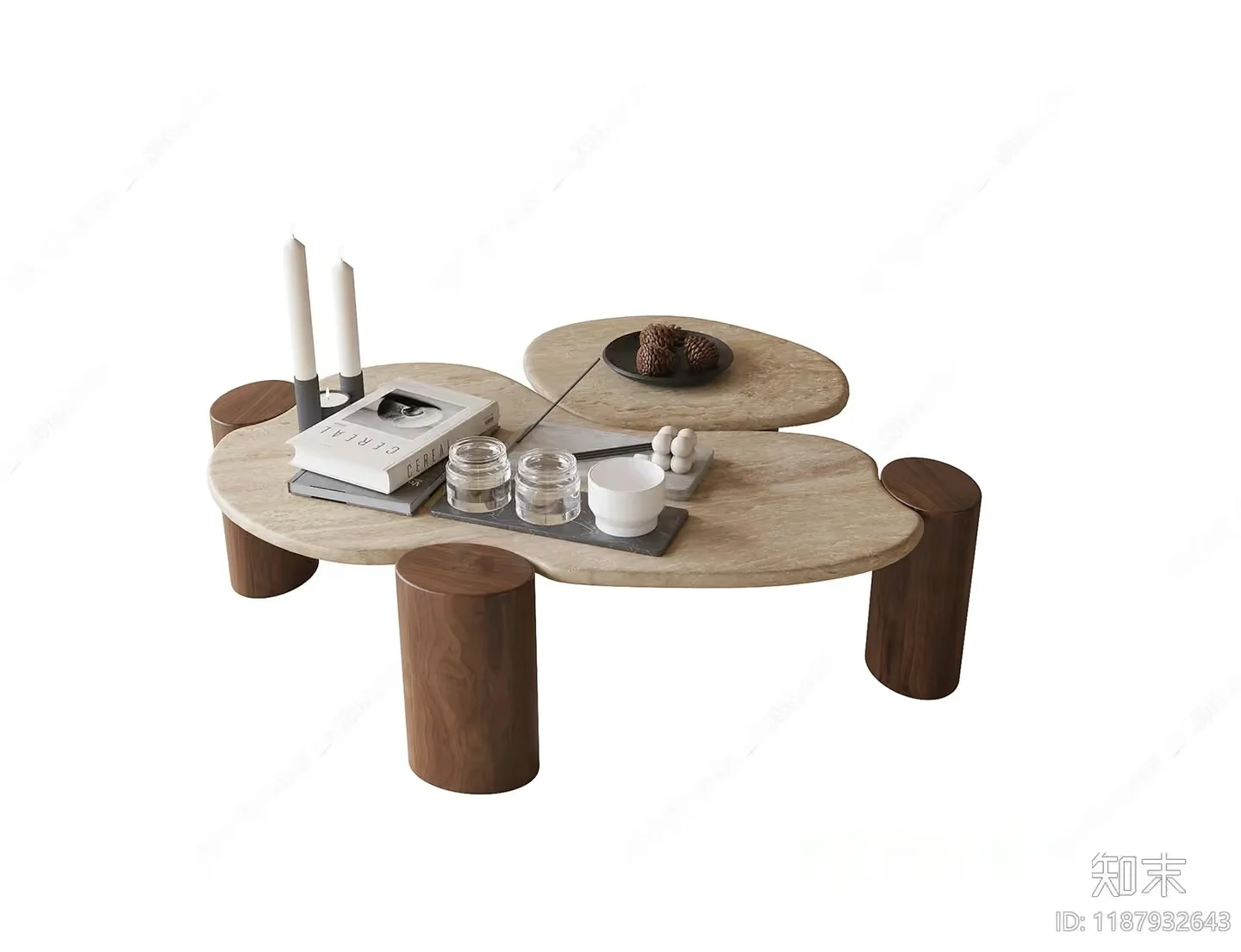 Modern Coffee Table 3D Model – 11884 – VRAY Render
