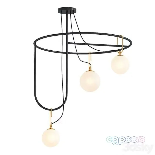 3ds Max Free – NH S4 Circular Chandelier