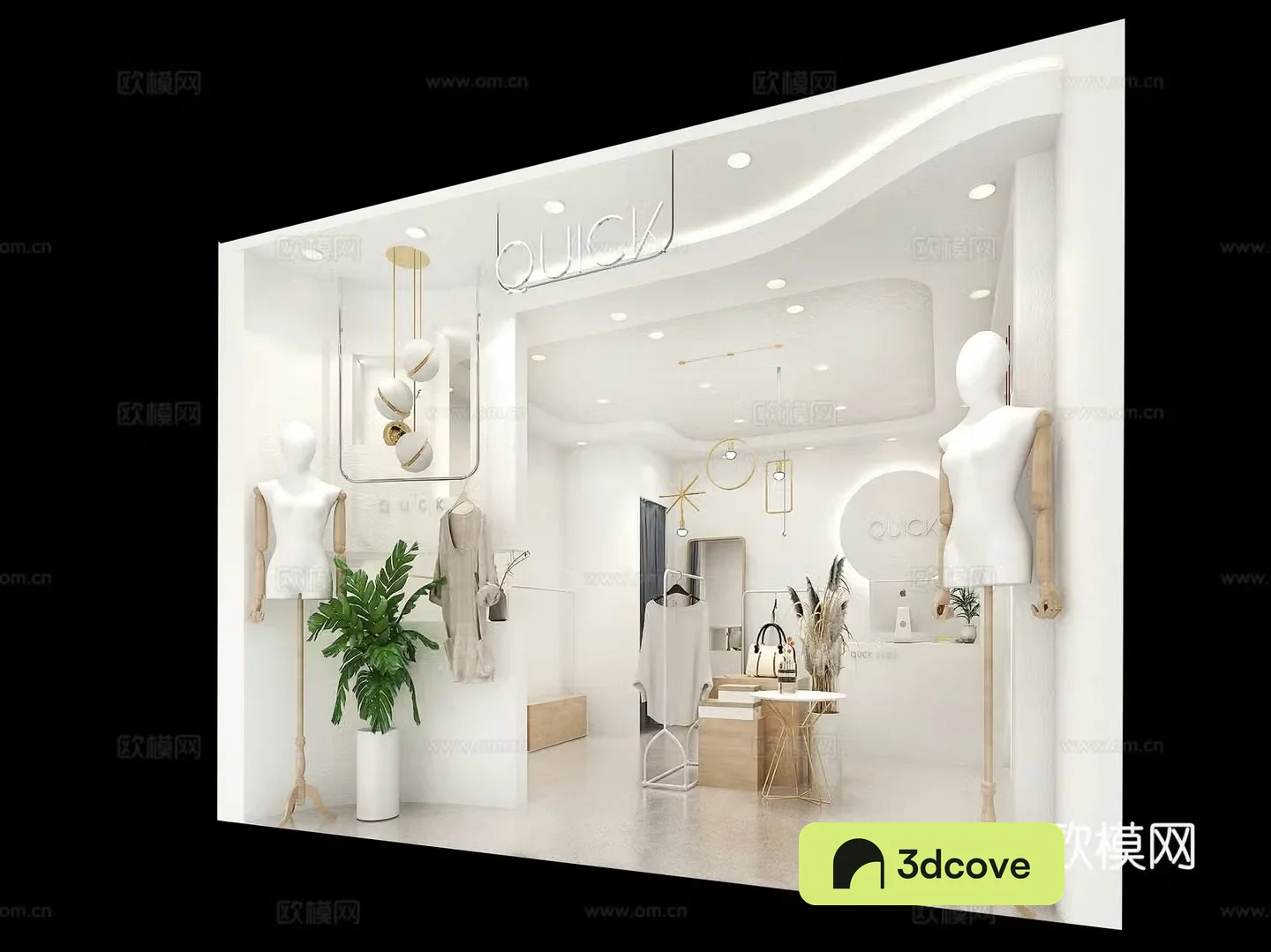 Modern women’s clothing store