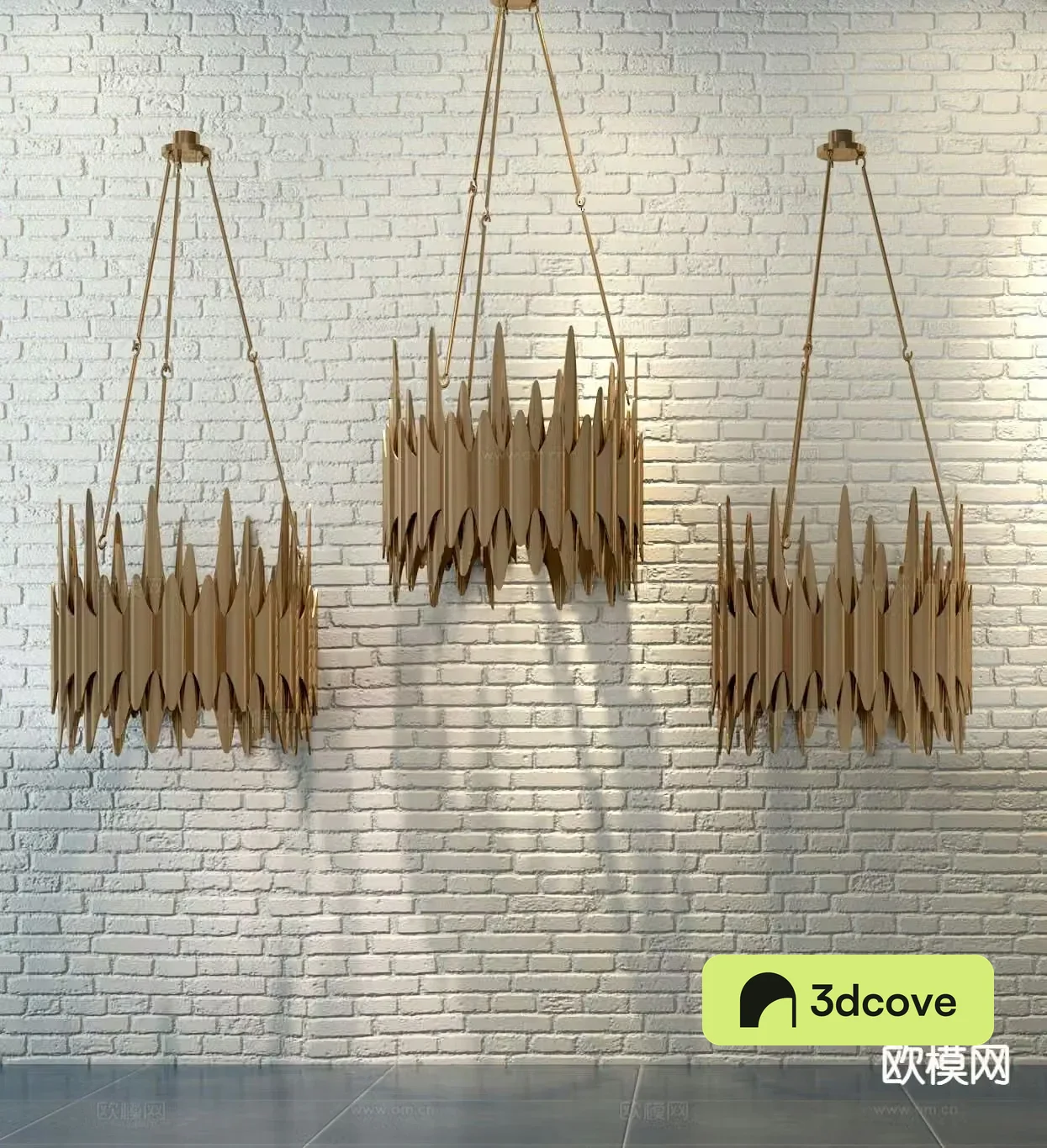 Light luxury chandelier hall chandelier