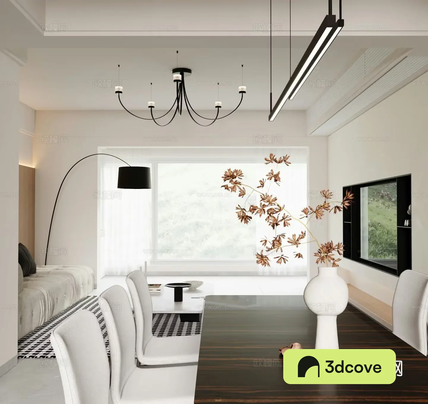 Modern Italian dining room