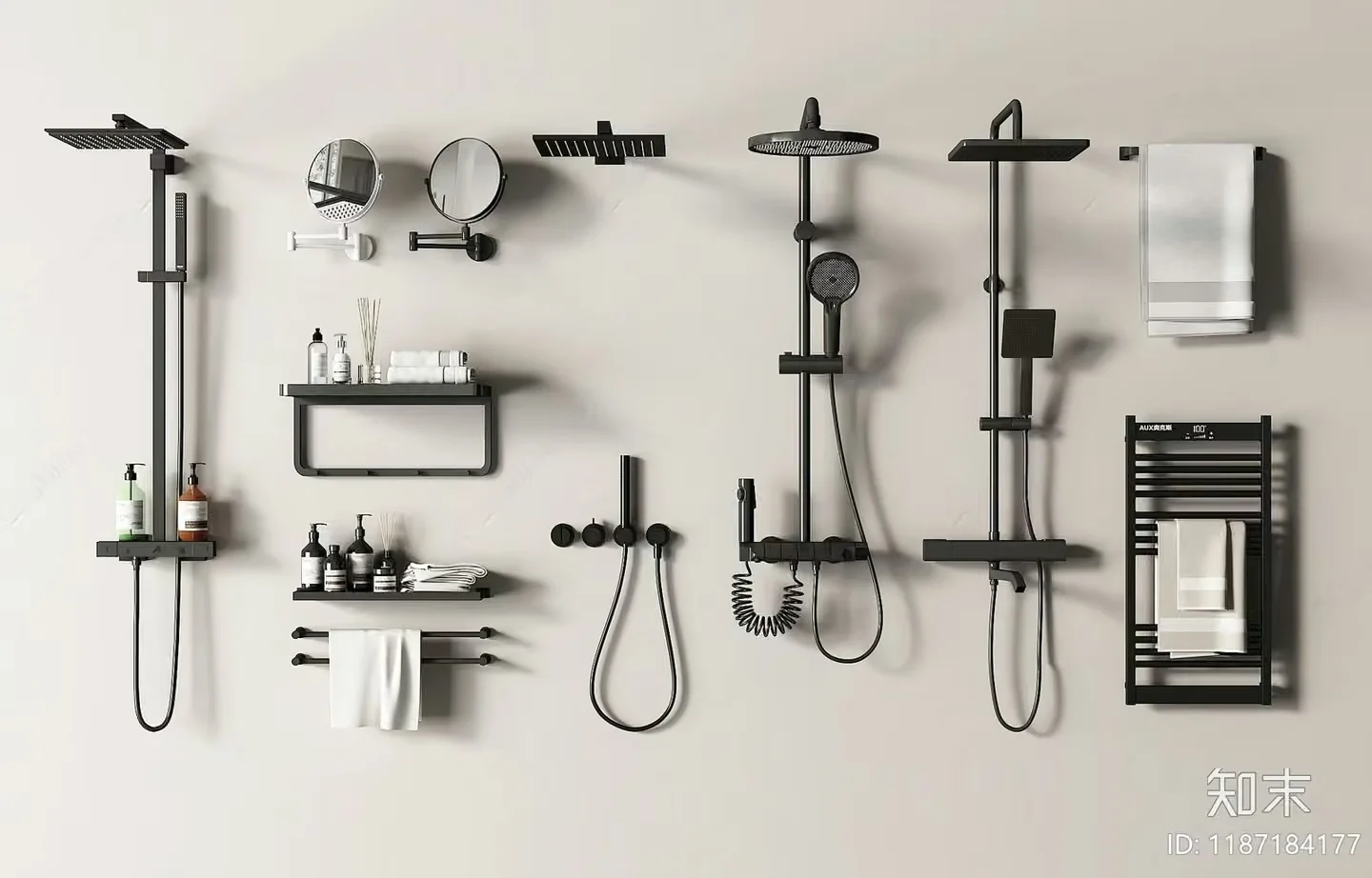 A Modern Bathroom 3D Model – 2938 – VRAY Render