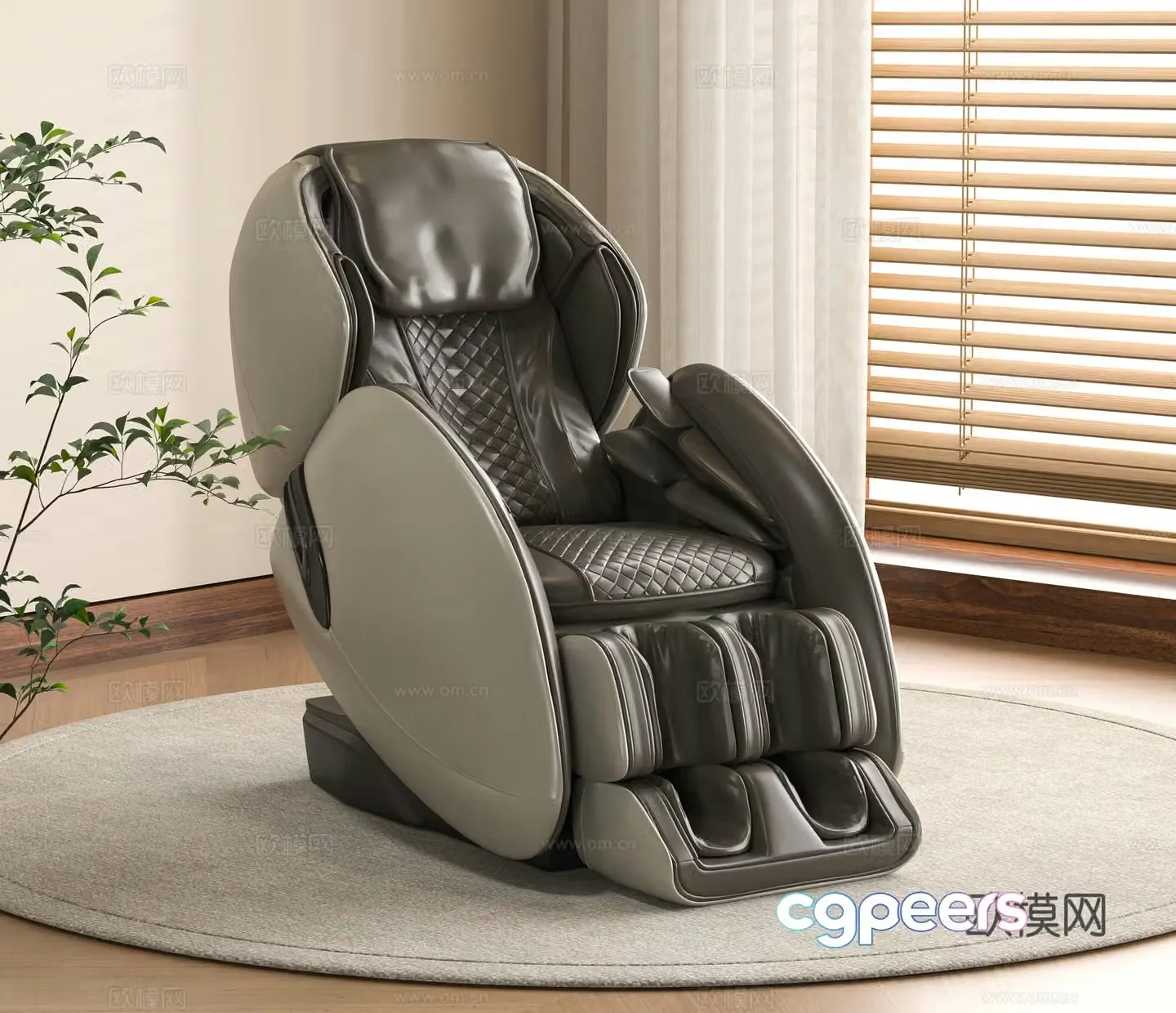 Modern massage chair 3d model
