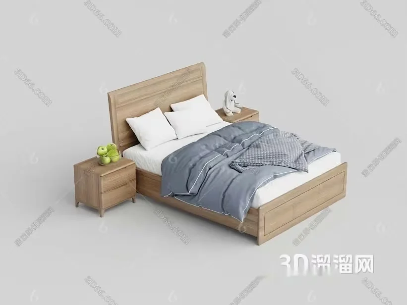 Cozy Bedroom 3D Model – 8905 – VRAY Render