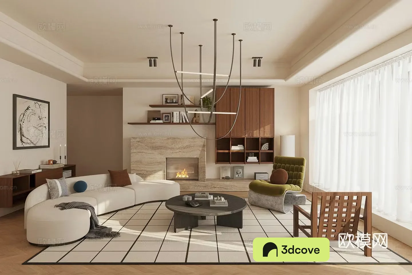 Waviva Home Living Room Small Living Room Sofa Coffee Table Combination