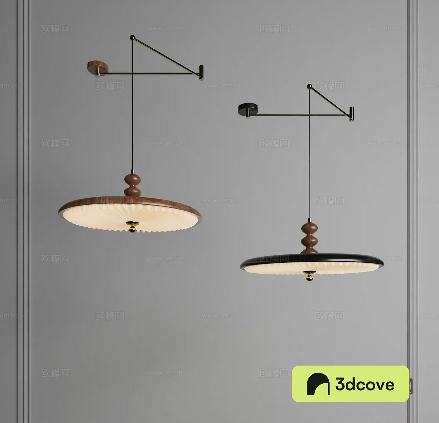 Rocker chandelier Decorative chandelier Restaurant chandelier Retro chandelier UFO chandelier