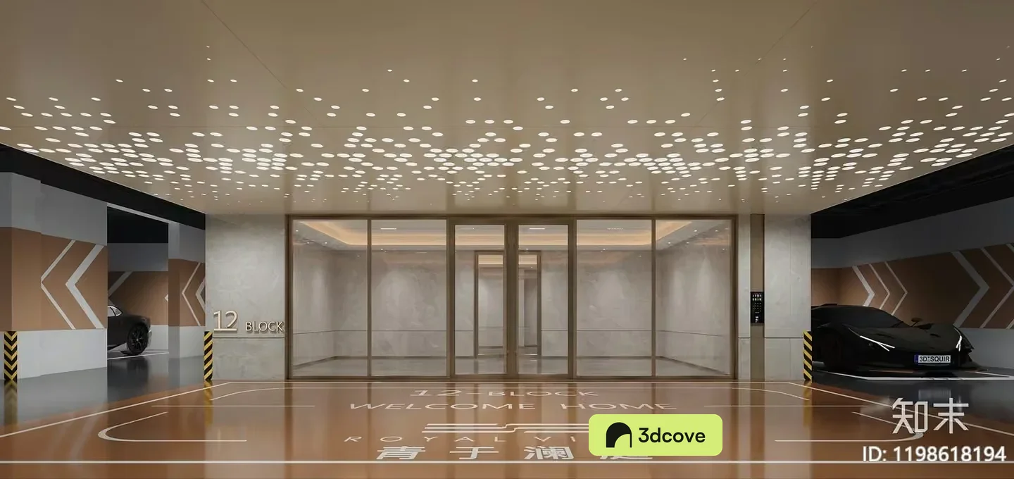 A Modern Parking Garage With A Sleek Design
